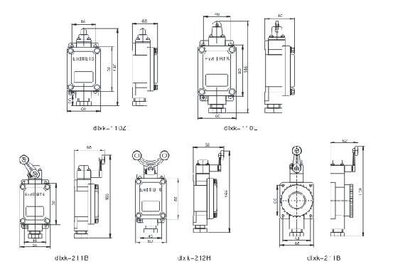 dlxk系列防爆行程開關